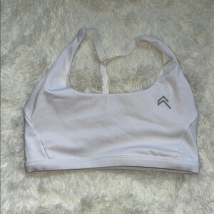 Women's White Sports Bra
